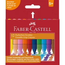 FABER-CASTELL ZSÍRKRÉTA KÉSZLET 12DB-OS GRIP RADÍROZHATÓ