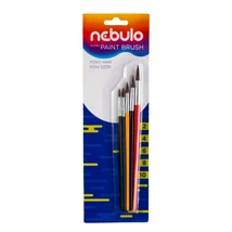 NEBULO ECSETKÉSZLET, FESTETT FANYELŰ, 5 DARABOS (2-4-6-8-10)