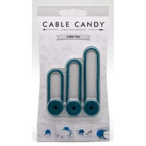 CABLE CANDY  KÁBELRENDEZŐ HUROK SMARAGDZÖLD (3X)