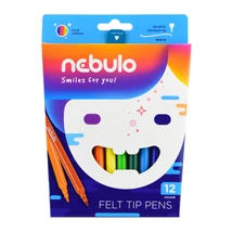 NEBULO FILCTOLL KÉSZLET, 12 SZÍNES, VÍZBÁZISÚ NEBULO FILCTOLL KÉSZLET, 12 SZÍNES, VÍZBÁZISÚ
