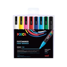UNI POSCA PC-3M 8 DB-OS KÉSZLET