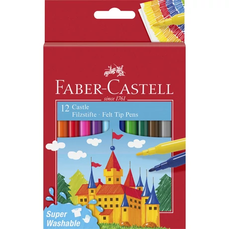 FABER-CASTELL FILCTOLL KÉSZLET 12DB-OS KASTÉLYOS
