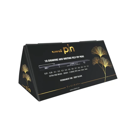 Uni Pin Doboz - 18db-os díszdobozos rajzmarker készlet