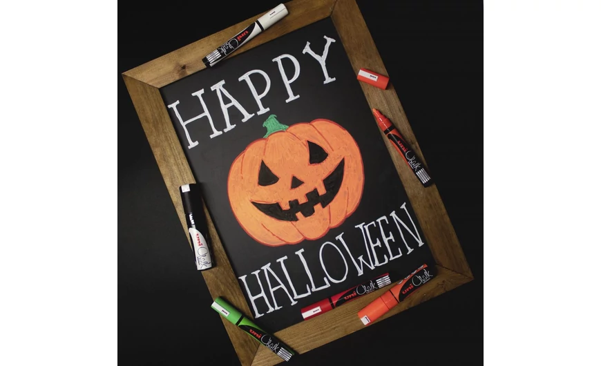 Halloween dekoráció folyékony krétával